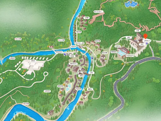 沧州结合景区手绘地图智慧导览和720全景技术，可以让景区更加“动”起来，为游客提供更加身临其境的导览体验。